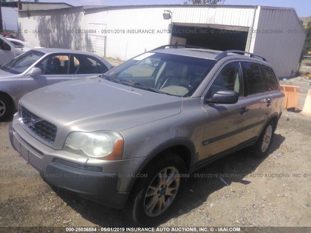 YV1CZ91H741092679 - 2004 VOLVO XC90 T6 Champagne photo 2