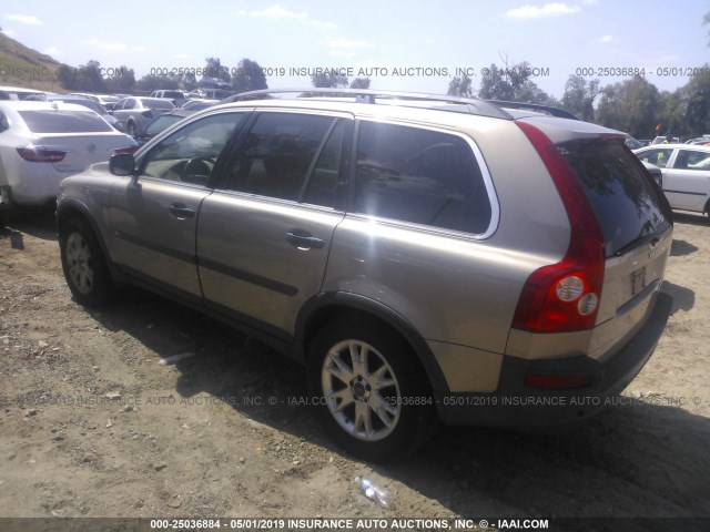 YV1CZ91H741092679 - 2004 VOLVO XC90 T6 Champagne photo 3