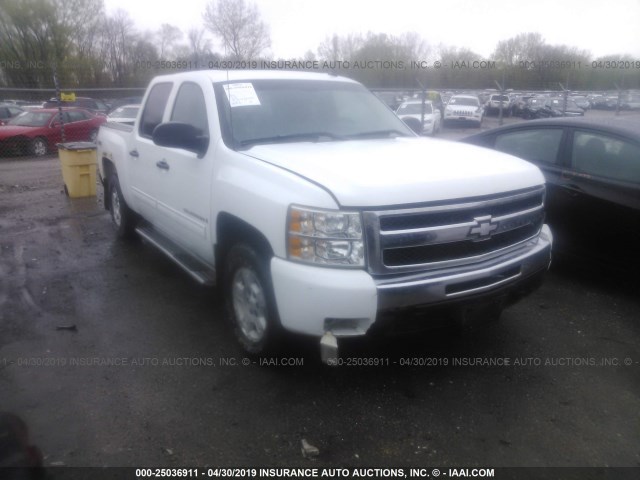 3GCEK233X9G171574 - 2009 CHEVROLET SILVERADO K1500 LT WHITE photo 1