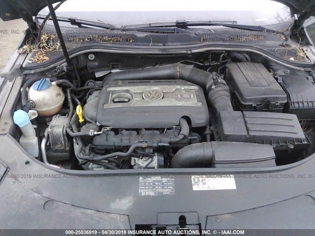 WVWHL73CX9E550427 - 2009 VOLKSWAGEN CC LUXURY BLACK photo 10