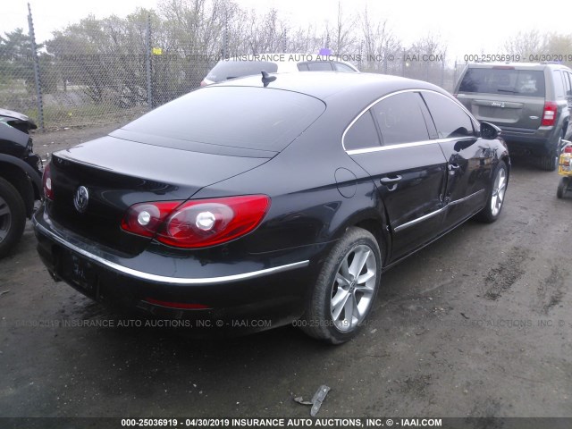WVWHL73CX9E550427 - 2009 VOLKSWAGEN CC LUXURY BLACK photo 4