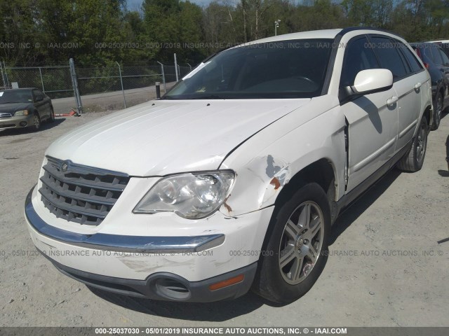 2A8GM68X77R350869 - 2007 CHRYSLER PACIFICA TOURING WHITE photo 6