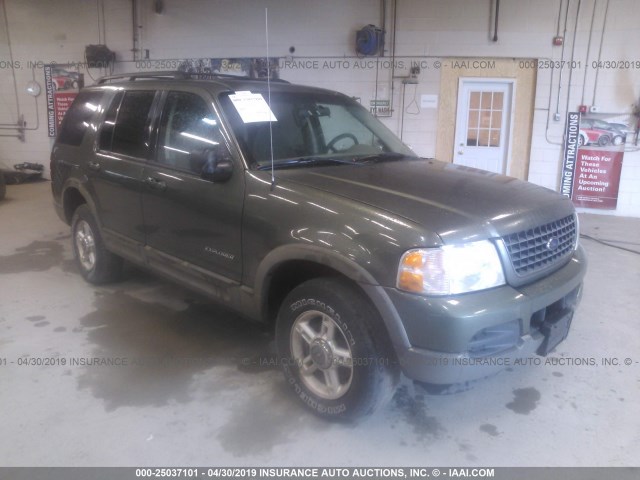 1FMZU73E72UC26474 - 2002 FORD EXPLORER XLT GREEN photo 1