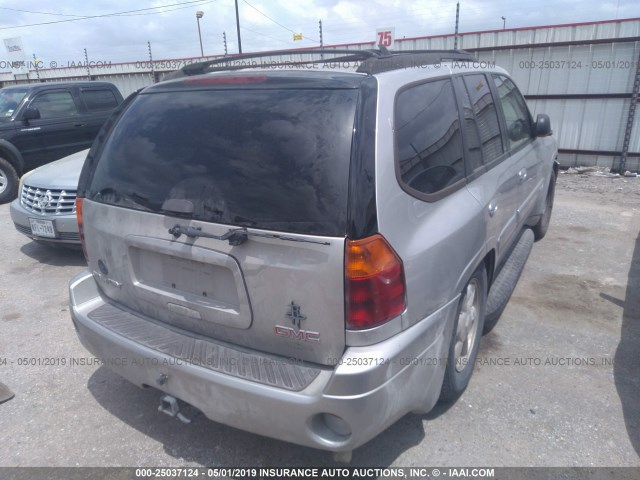 1GKDS13S642392012 - 2004 GMC ENVOY SILVER photo 4