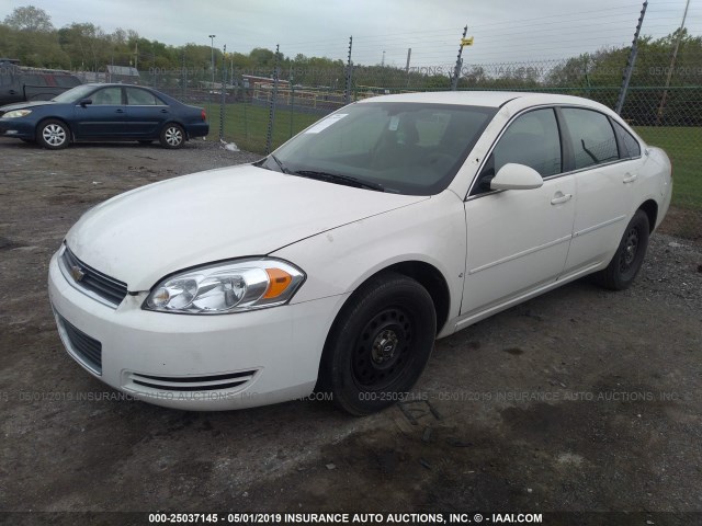 2G1WS58R079201247 - 2007 CHEVROLET IMPALA POLICE WHITE photo 2