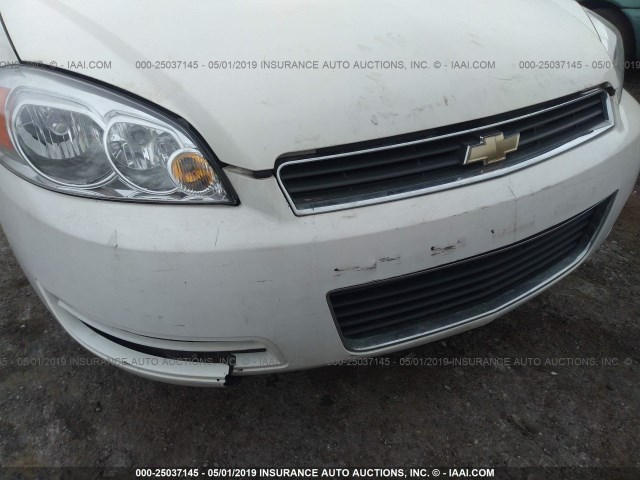 2G1WS58R079201247 - 2007 CHEVROLET IMPALA POLICE WHITE photo 6