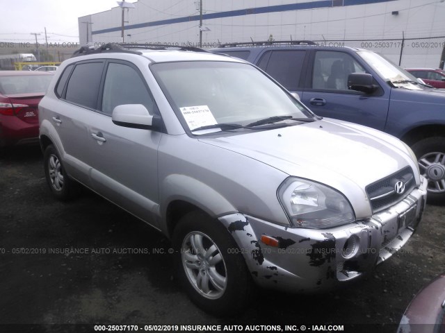 KM8JN12D76U295302 - 2006 HYUNDAI TUCSON GLS/LIMITED SILVER photo 1