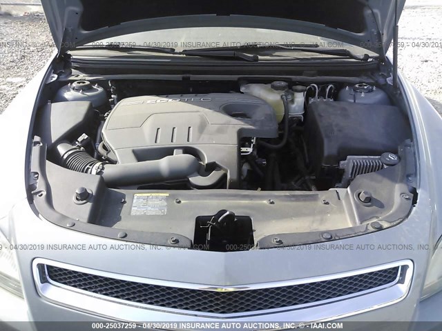 1G1ZH57B294265828 - 2009 CHEVROLET MALIBU 1LT 蓝色 照片 10