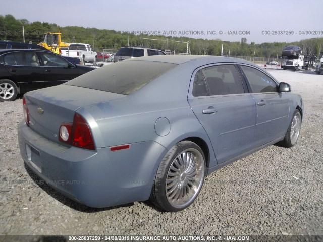 1G1ZH57B294265828 - 2009 CHEVROLET MALIBU 1LT 蓝色 照片 4
