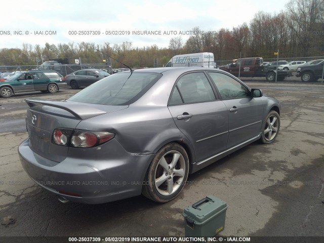 1YVHP80C675M23700 - 2007 MAZDA 6 I GRAY photo 4