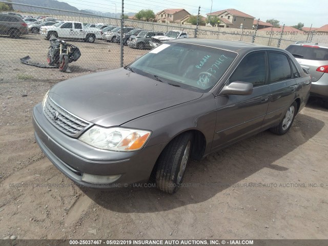 4T1BF28B83U271728 - 2003 TOYOTA AVALON XL/XLS GRAY photo 2