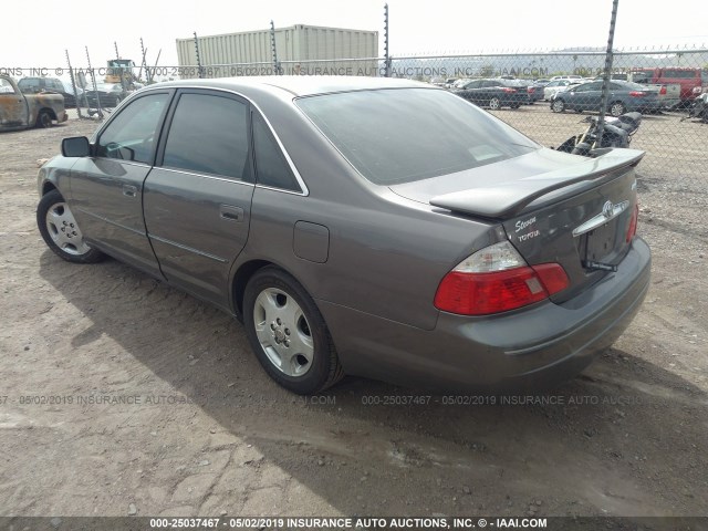 4T1BF28B83U271728 - 2003 TOYOTA AVALON XL/XLS GRAY photo 3