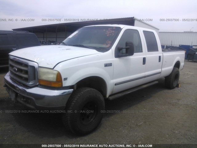 1FTSW31S7XEB05883 - 1999 FORD F350 SRW SUPER DUTY WHITE photo 2