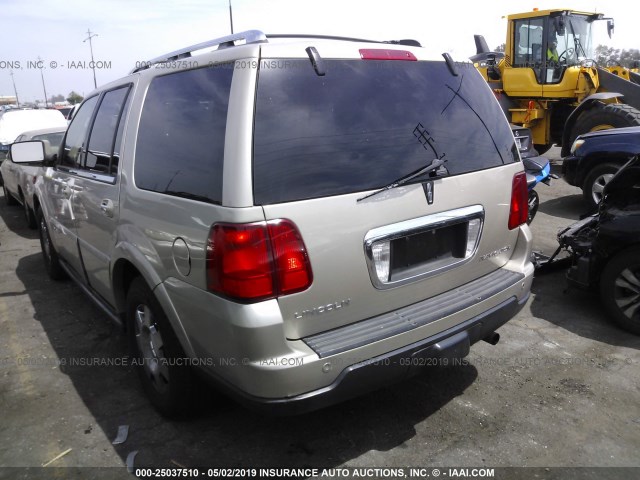 5LMFU28516LJ16110 - 2006 LINCOLN NAVIGATOR 金色 照片 3