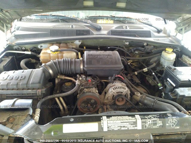 1J4GL38K32W331405 - 2002 JEEP LIBERTY RENEGADE GOLD photo 10