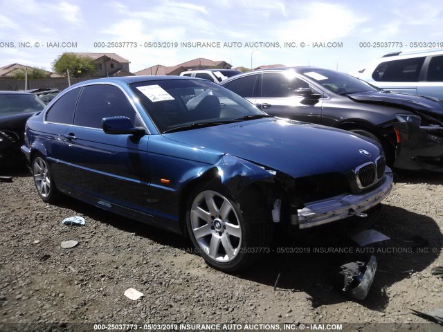 WBABM3341YJN64403 - 2000 BMW 323 CI BLUE photo 1