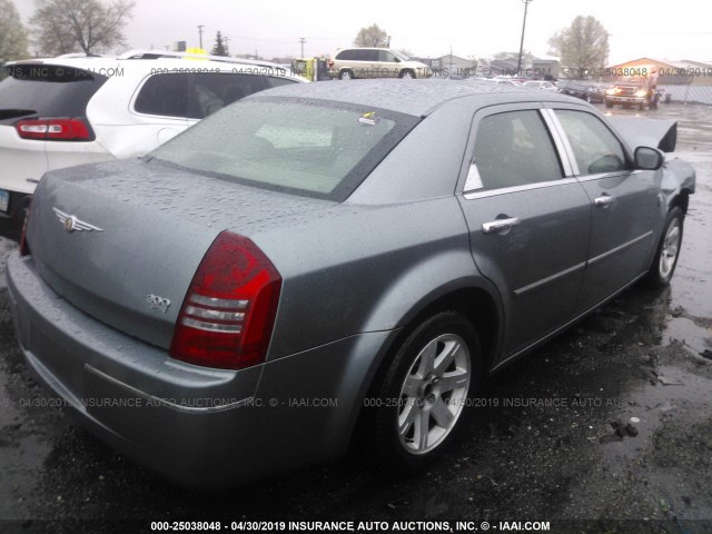 2C3KA53G17H759567 - 2007 CHRYSLER 300 TOURING Մոխրագույն լուսանկար 4