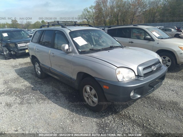 KM8SC13E06U095184 - 2006 HYUNDAI SANTA FE GLS/LIMITED SILVER photo 1