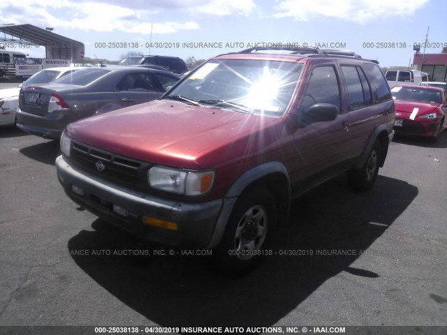 JN8AR05Y7VW152956 - 1997 NISSAN PATHFINDER LE/SE/XE RED photo 2