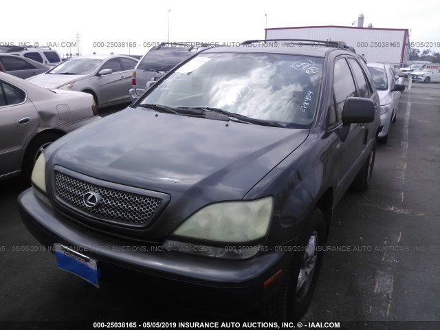 JTJHF10U520278404 - 2002 LEXUS RX 300 GRAY photo 2