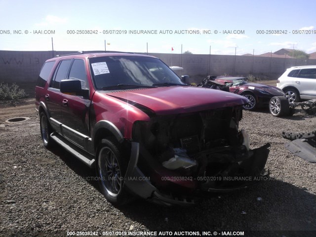 1FMPU17L73LC50603 - 2003 FORD EXPEDITION EDDIE BAUER RED photo 1