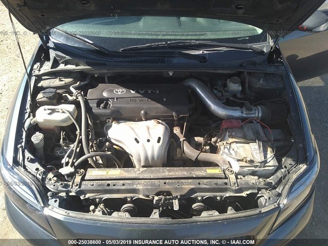 JTKDE177970192761 - 2007 TOYOTA SCION TC GRAY photo 10