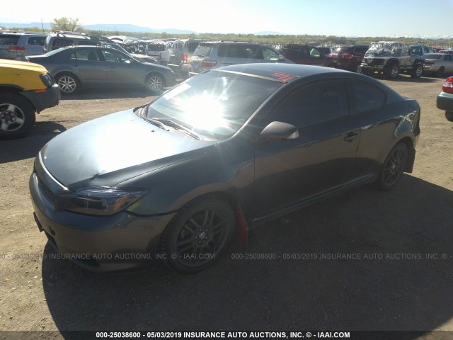 JTKDE177970192761 - 2007 TOYOTA SCION TC GRAY photo 2