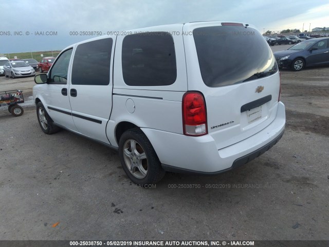 1GNDV23118D188512 - 2008 CHEVROLET UPLANDER LS WHITE photo 3