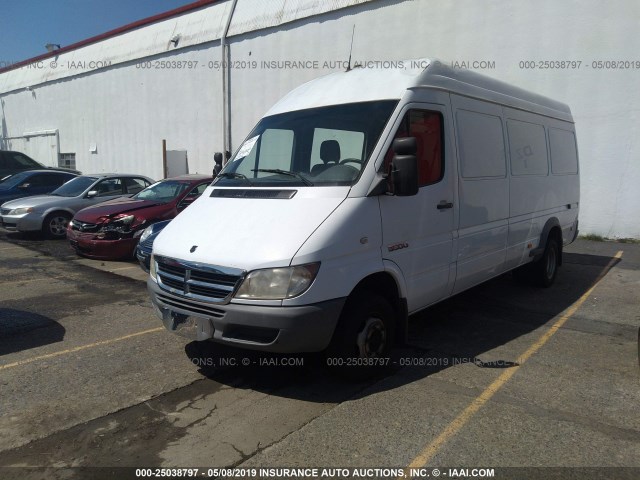 WD0PD544165873403 - 2006 DODGE SPRINTER 3500 WHITE photo 2