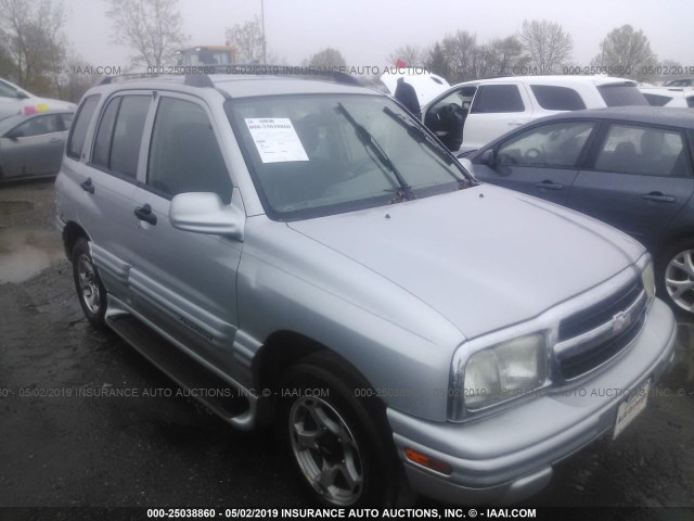 2CNBE634X16948423 - 2001 CHEVROLET TRACKER LT SILVER photo 1