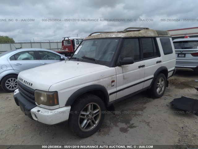 SALTY16473A809816 - 2003 LAND ROVER DISCOVERY II SE WHITE photo 2