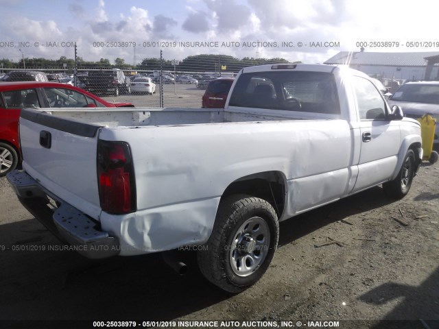 3GCEC14V97G183008 - 2007 CHEVROLET SILVERADO C1500 CLASSIC WHITE photo 4