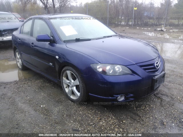 JM1BK323151241739 - 2005 MAZDA 3 S BLUE photo 1