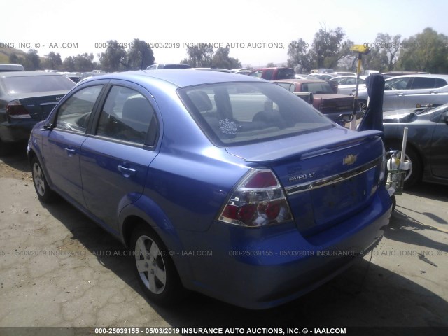 KL1TD56EX9B617724 - 2009 CHEVROLET AVEO LS/LT ლურჯი ფოტო 3