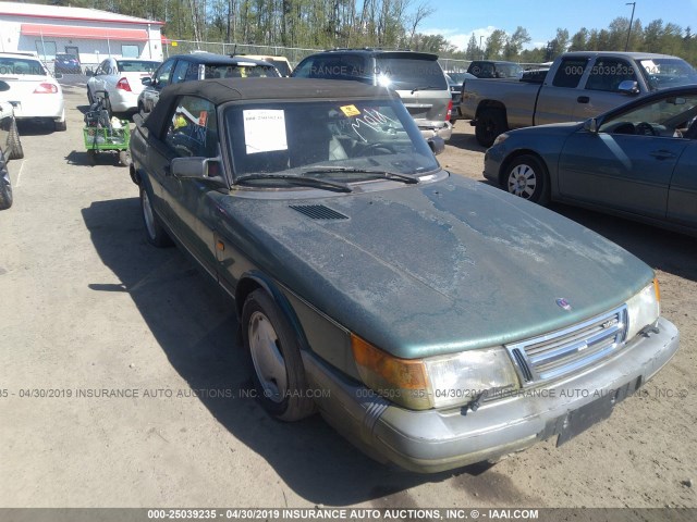 YS3AL76L8P7002773 - 1993 SAAB 900 GREEN photo 1