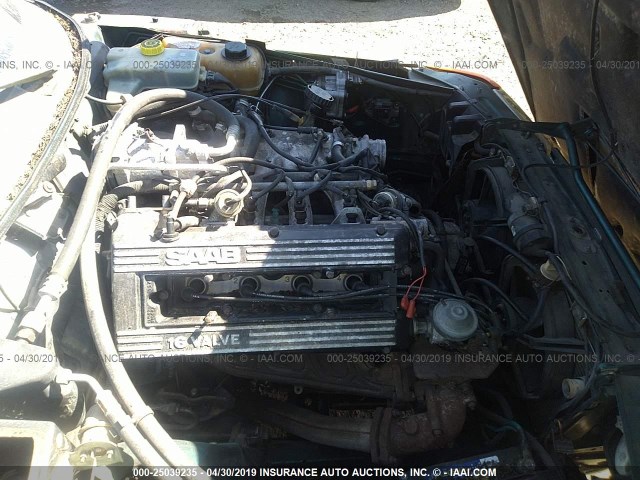 YS3AL76L8P7002773 - 1993 SAAB 900 GREEN photo 10