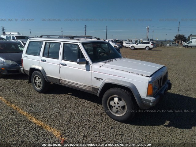 1J4FJ58SXNL119796 - 1992 JEEP CHEROKEE LAREDO WHITE photo 1