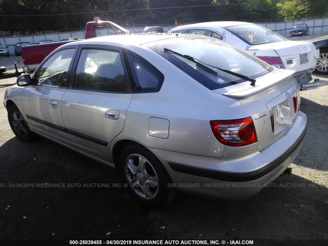 KMHDN56D64U114718 - 2004 HYUNDAI ELANTRA GLS/GT SILVER photo 3