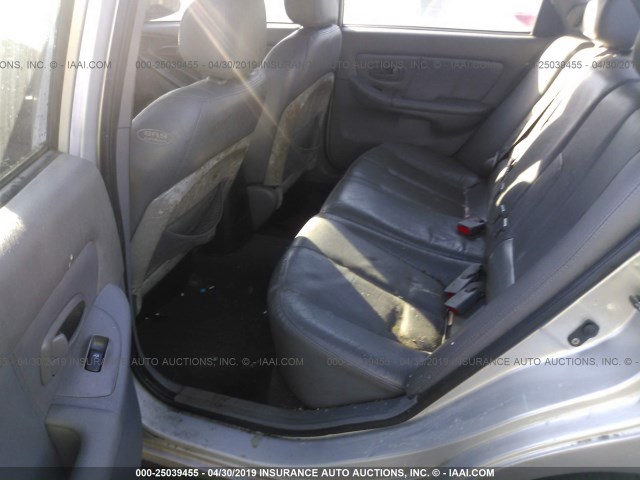 KMHDN56D64U114718 - 2004 HYUNDAI ELANTRA GLS/GT SILVER photo 8