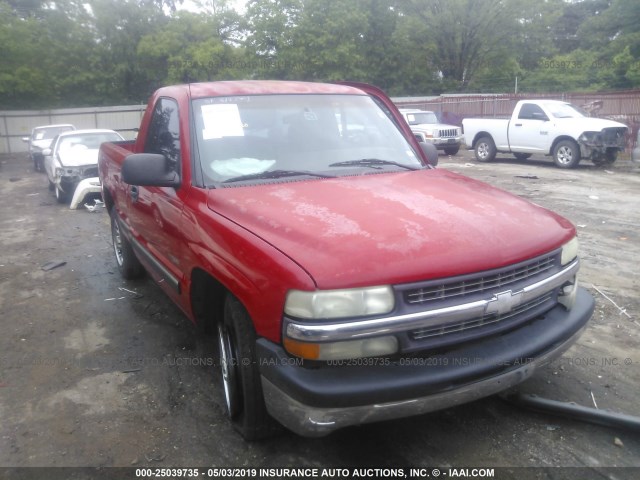 1GCEC14W01Z131993 - 2001 CHEVROLET SILVERADO C1500 RED photo 1