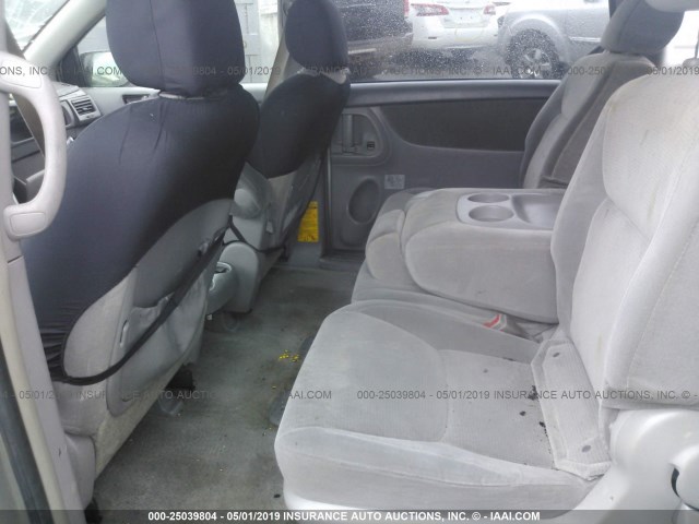 5TDZA23CX5S385660 - 2005 TOYOTA SIENNA CE/LE SILVER photo 8