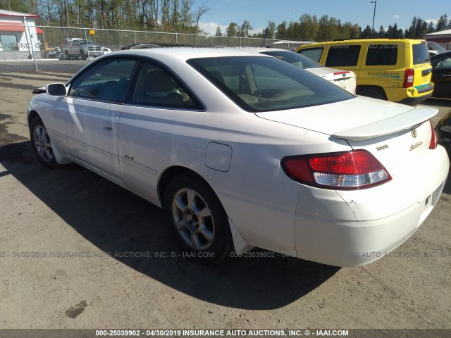 2T1CF22P8XC248188 - 1999 TOYOTA CAMRY SOLARA SE/SLE WHITE photo 3