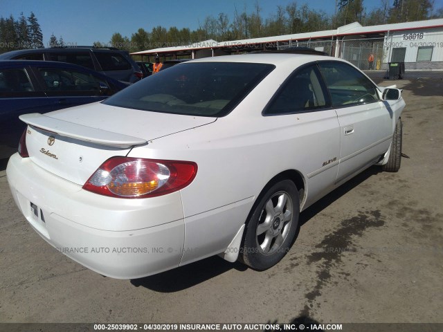 2T1CF22P8XC248188 - 1999 TOYOTA CAMRY SOLARA SE/SLE WHITE photo 4