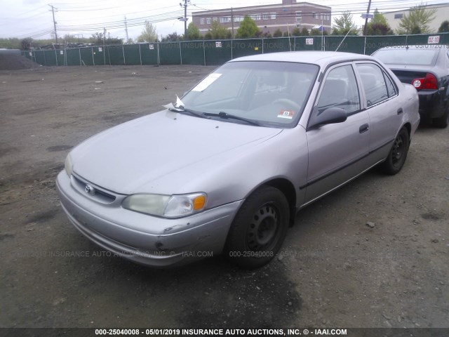 2T1BR12E6YC370268 - 2000 TOYOTA COROLLA VE/CE/LE SILVER photo 2