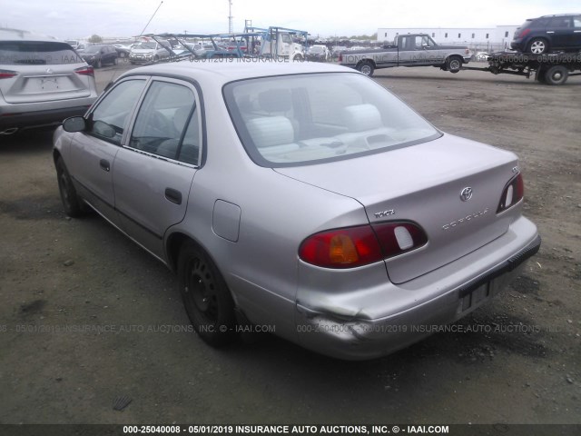 2T1BR12E6YC370268 - 2000 TOYOTA COROLLA VE/CE/LE SILVER photo 3