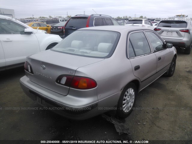 2T1BR12E6YC370268 - 2000 TOYOTA COROLLA VE/CE/LE SILVER photo 4