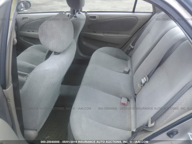 2T1BR12E6YC370268 - 2000 TOYOTA COROLLA VE/CE/LE SILVER photo 8
