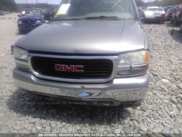 1GKEK13V82R257990 - 2002 GMC YUKON GRAY photo 6