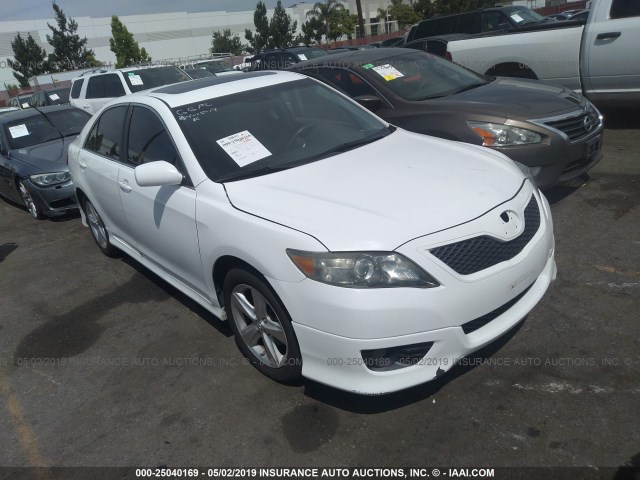 4T1BK3EK2AU609451 - 2010 TOYOTA CAMRY SE/LE/XLE WHITE photo 1