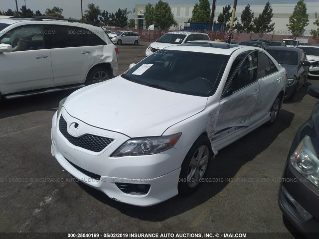 4T1BK3EK2AU609451 - 2010 TOYOTA CAMRY SE/LE/XLE WHITE photo 2